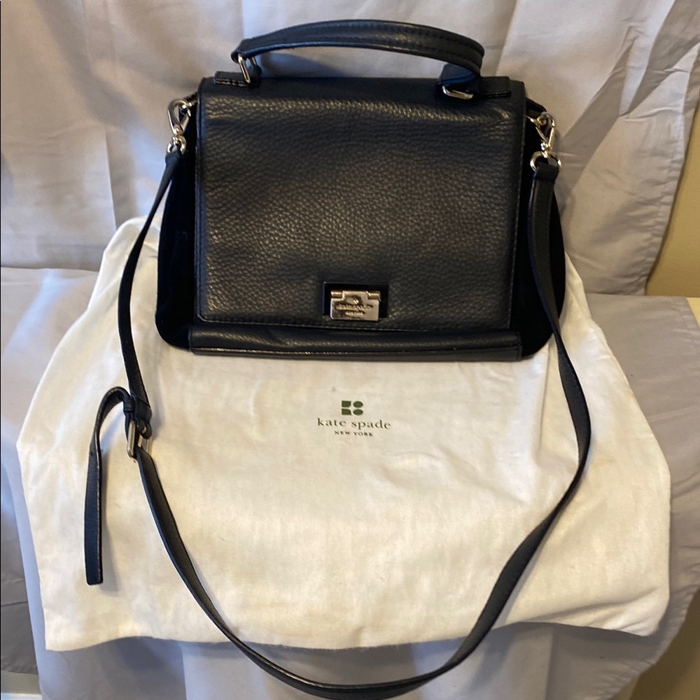 Kate Spade Black Leather Satchel